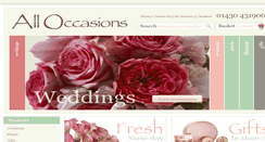 Desktop Screenshot of alloccasionsflorists.co.uk